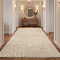 Roman Texture Entryway Thick Pile Rug lifestyle photo A