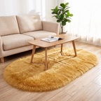 Oval Wool-Like Nordic Rug lifestyle photo A