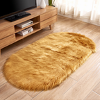 Oval Wool-Like Nordic Rug lifestyle photo B