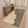 Line Art Peony Hallway Rug lifestyle photo A