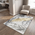 Feather Print Bedroom Rug lifestyle photo B